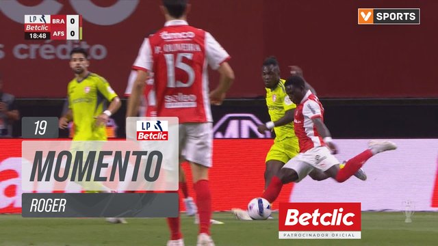 Braga, Jogada, Roger aos 19'