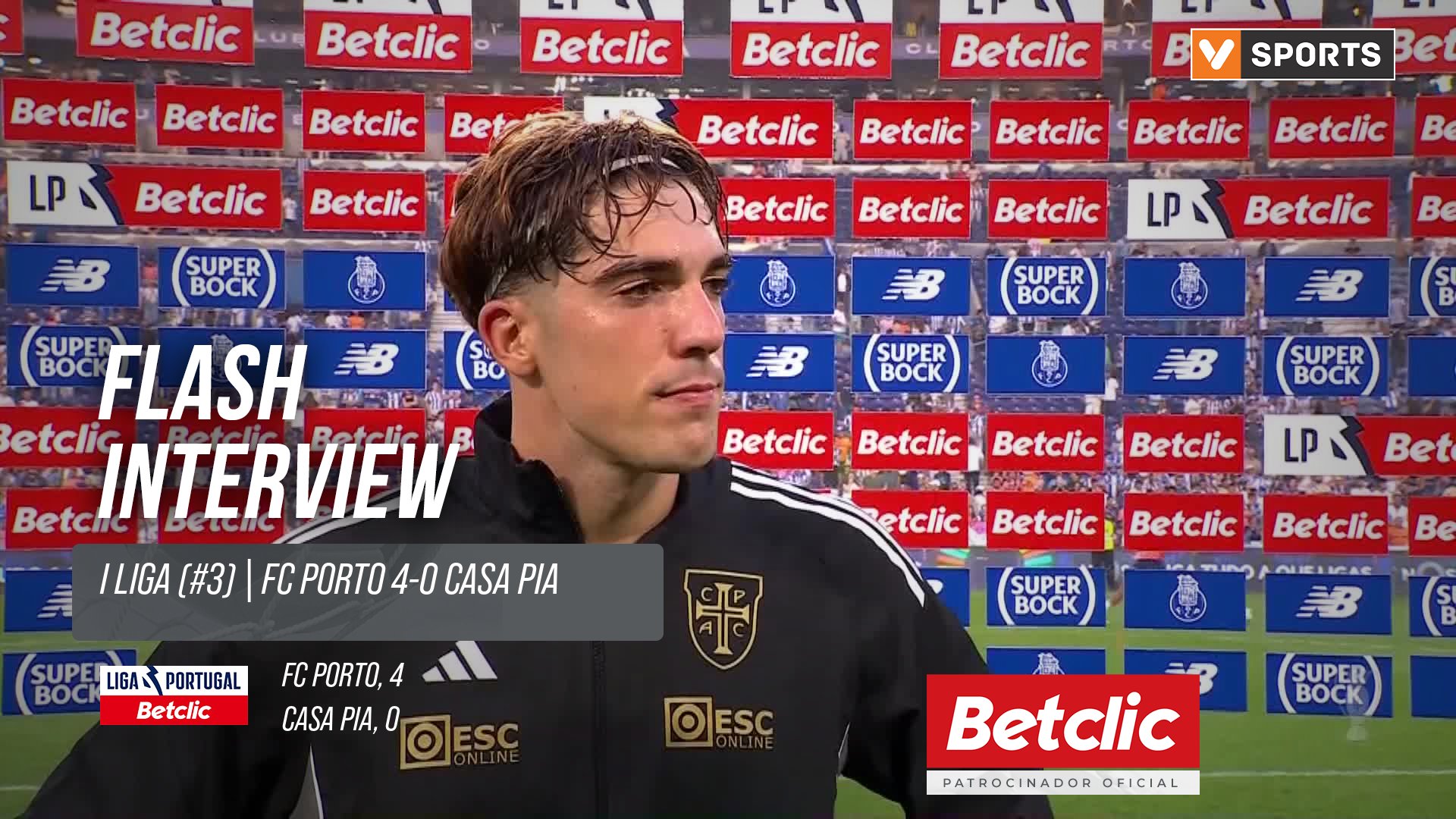 I Liga (#3) | FC Porto 4-0 Casa Pia: Flash Interview Larrazabal