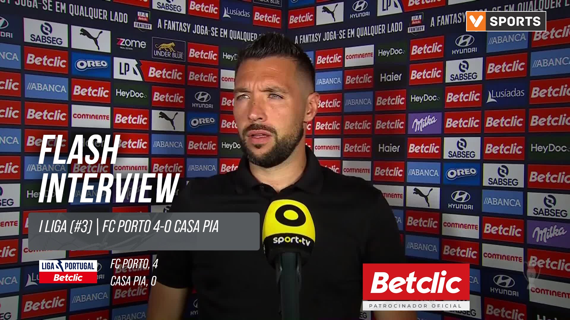 I Liga (#3) | FC Porto 4-0 Casa Pia: Flash Interview Francesco Farioli