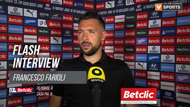 I Liga (#3) | FC Porto 4-0 Casa Pia: Flash Interview Francesco Farioli