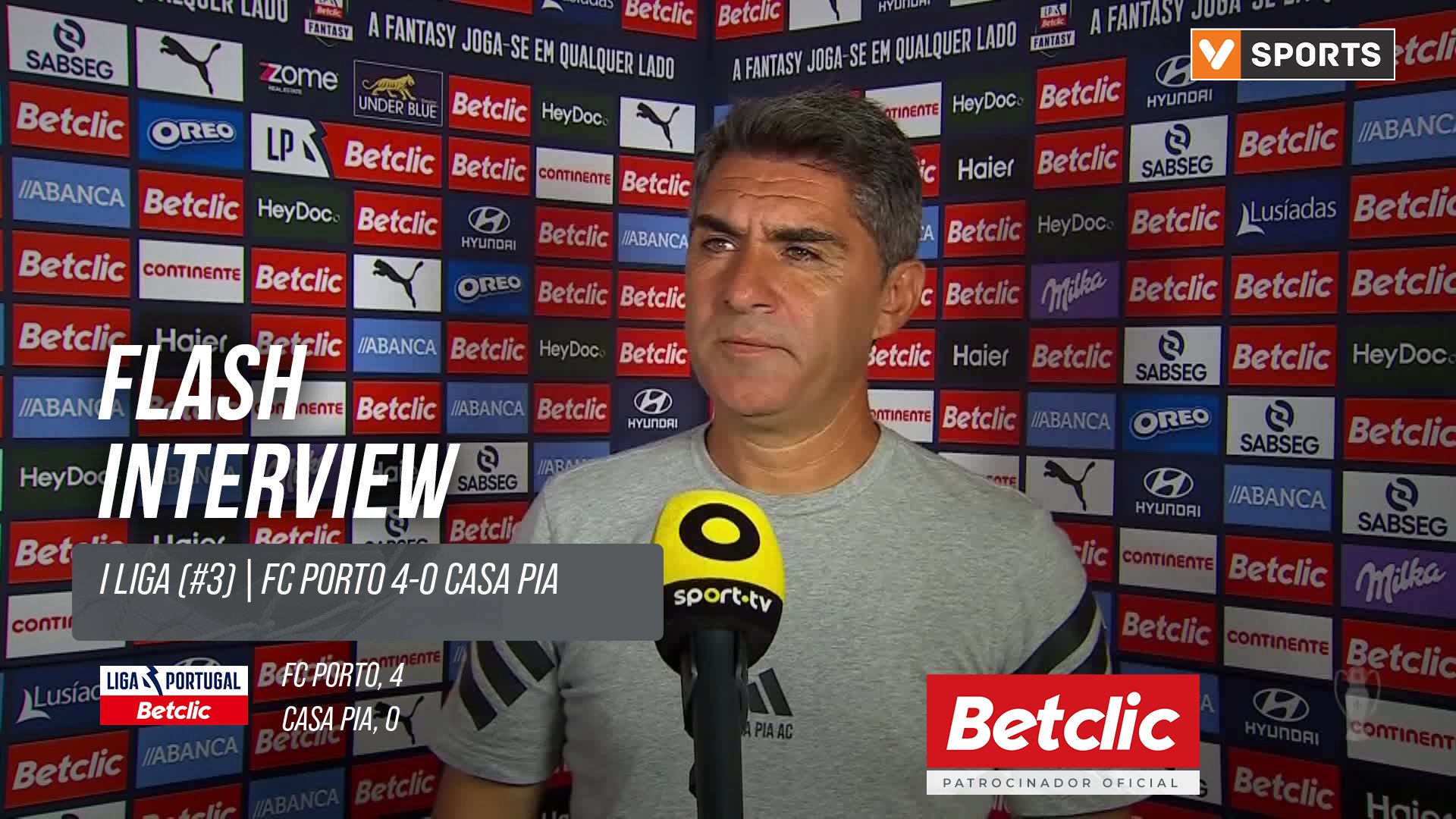 I Liga (#3) | FC Porto 4-0 Casa Pia: Flash Interview Alexandre Santana