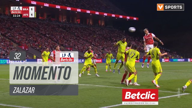 Braga, Jogada, Zalazar aos 32'