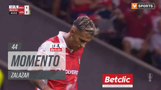 Braga, Jogada, Zalazar aos 44'