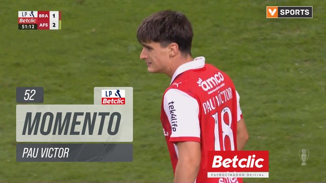 Braga, Jogada, Pau Victor aos 52'