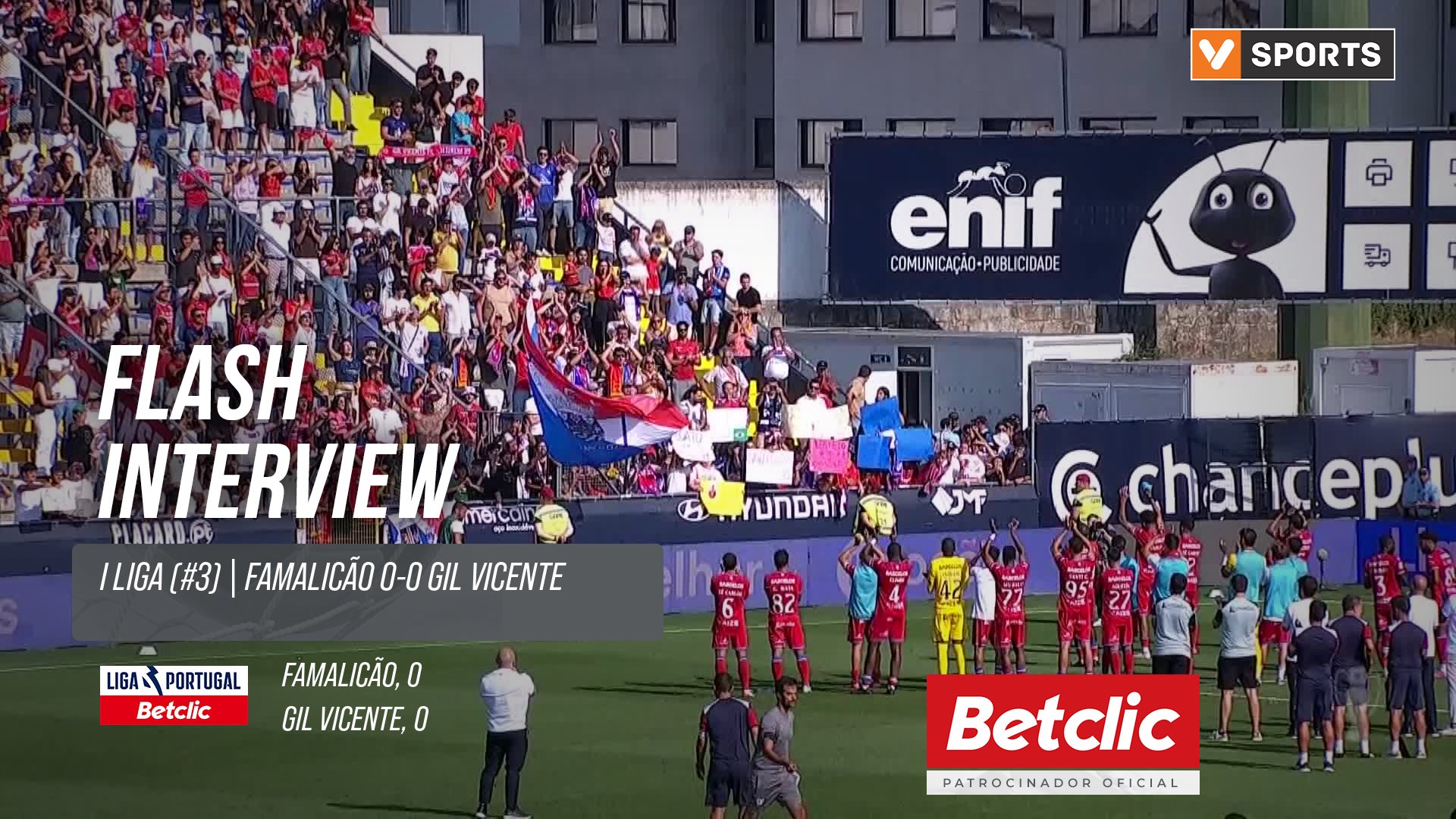 I Liga (#3) | Famalicão 0-0 Gil Vicente: Flash Interview Santi