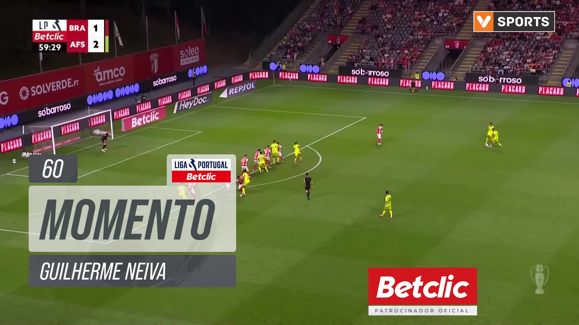 AVS, Jogada, Guilherme Neiva aos 60'