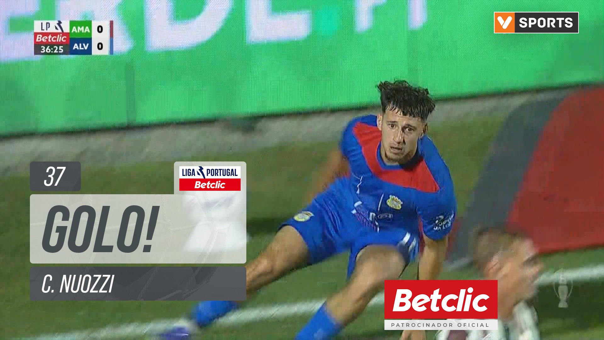 GOLO! Alverca, C. Nuozzi aos 37', Estrela Amadora 0-1 Alverca