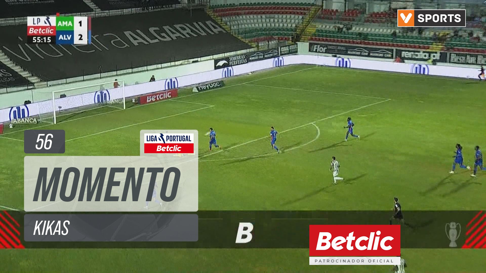 Estrela Amadora, Jogada, Kikas aos 56'