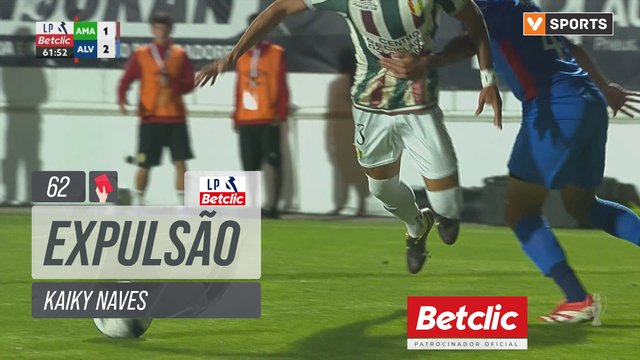 Alverca, Expulsão, Kaiky Naves aos 62'