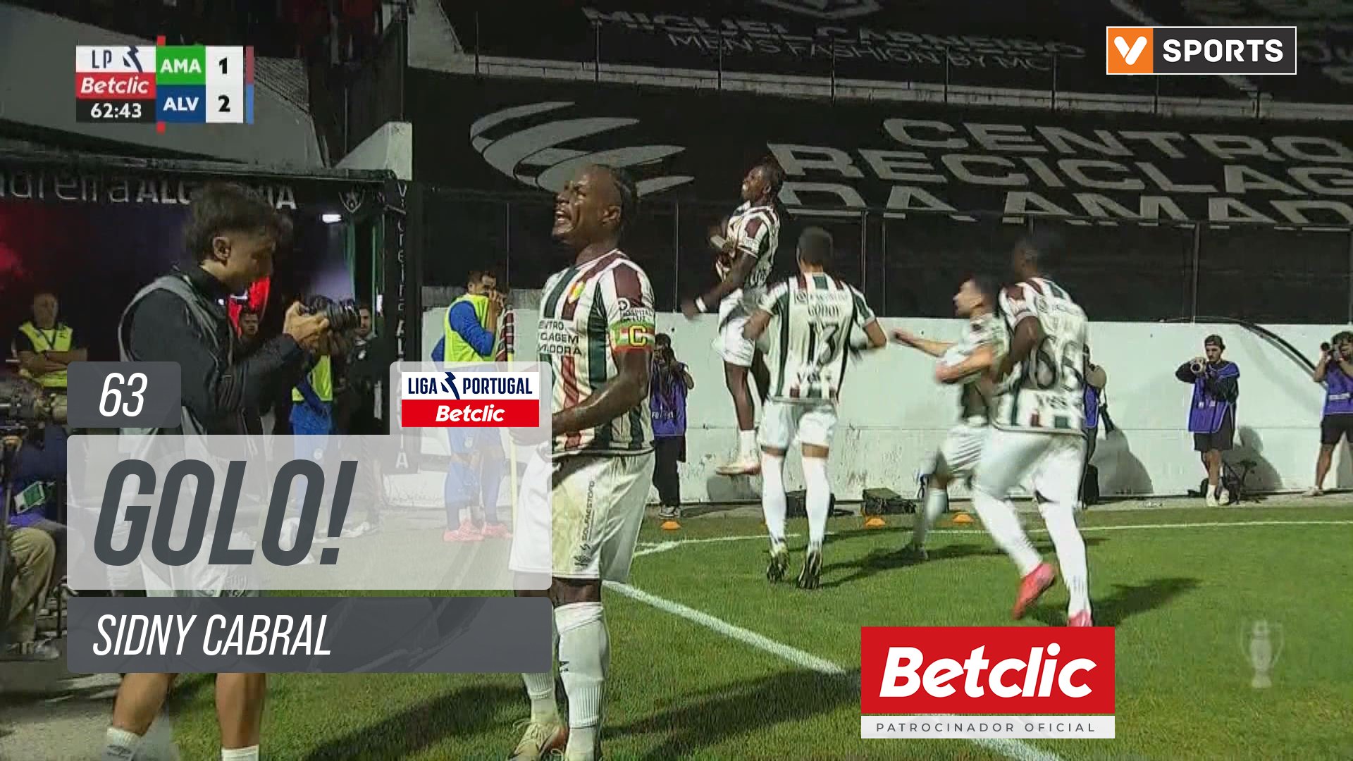 GOLO! Estrela Amadora, Sidny Cabral aos 63', Estrela Amadora 2-2 Alverca