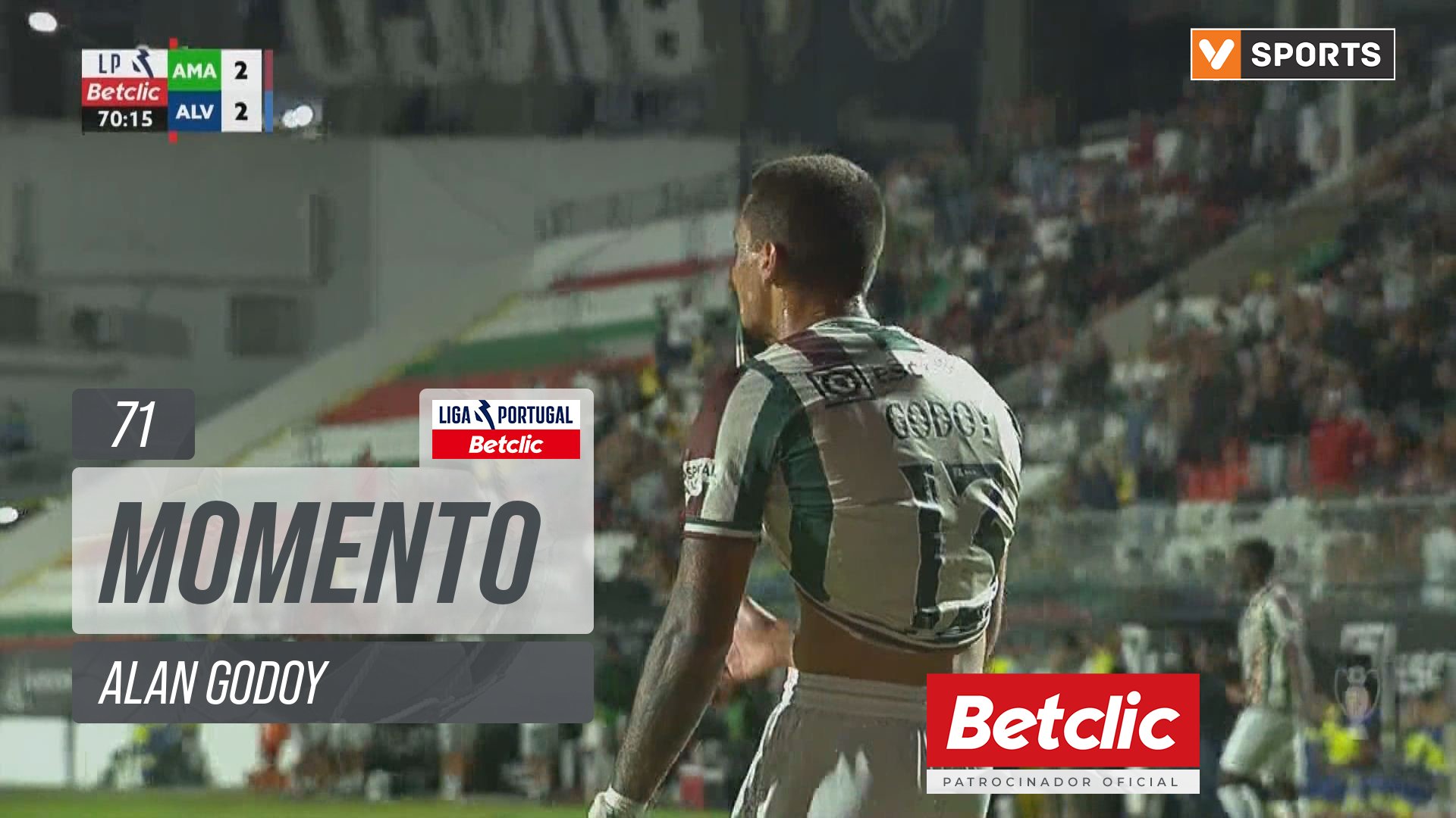 Estrela Amadora, Jogada, Alan Godoy aos 71'