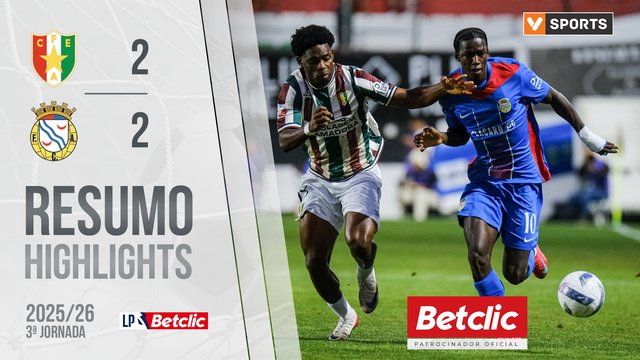 Liga Portugal Betclic (3ªJ): Resumo Estrela Amadora 2-2 Alverca