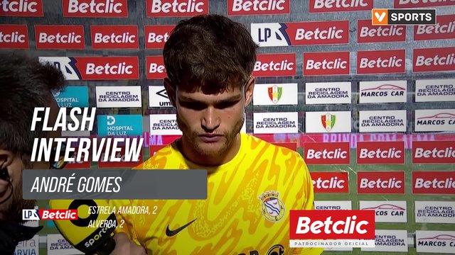 I Liga (#3) | Estrela Amadora 2-2 Alverca: Flash Interview André Gomes