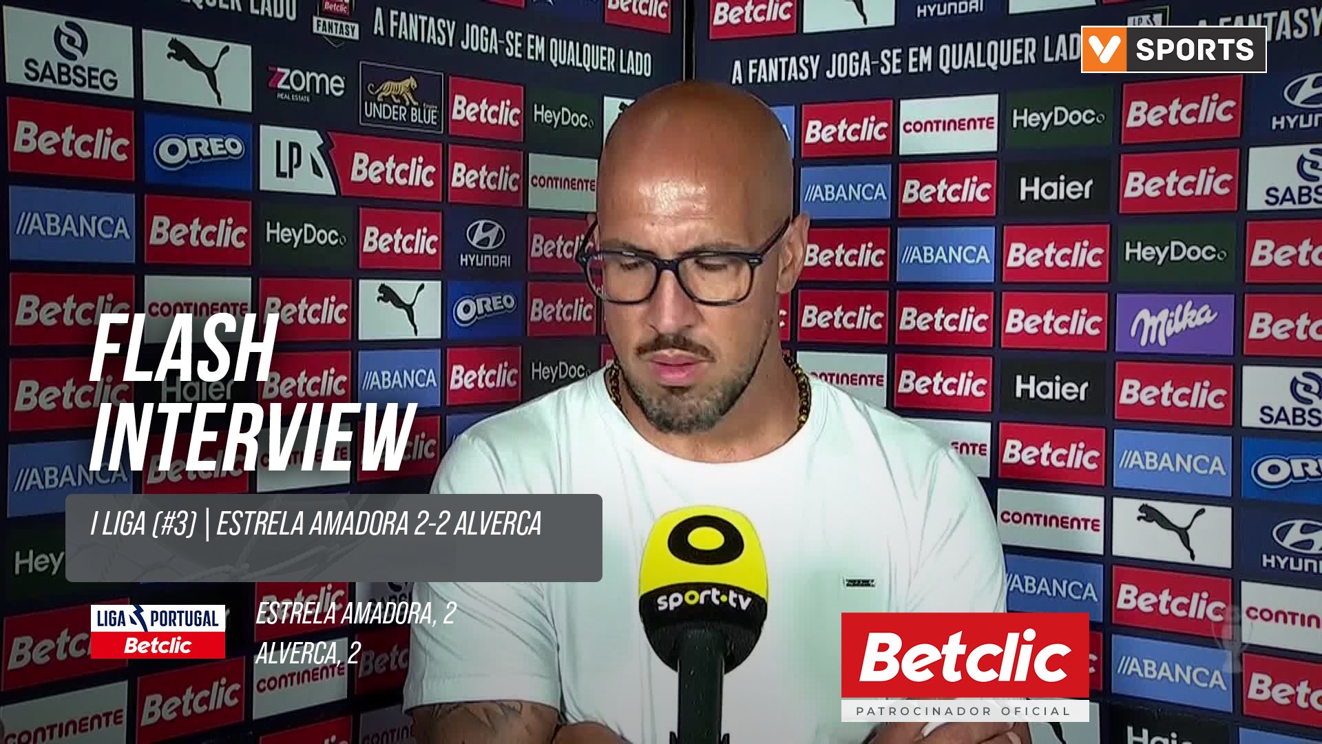 I Liga (#3) | Estrela Amadora 2-2 Alverca: Flash Interview José Faria