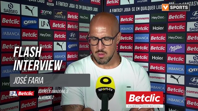 I Liga (#3) | Estrela Amadora 2-2 Alverca: Flash Interview José Faria