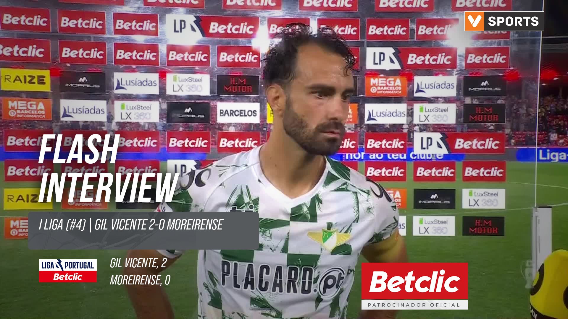 I Liga (#4) | Gil Vicente 2-0 Moreirense: Flash Interview Marcelo