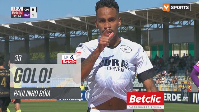 GOLO! Nacional, Paulinho Bóia aos 33', Casa Pia 0-1 Nacional