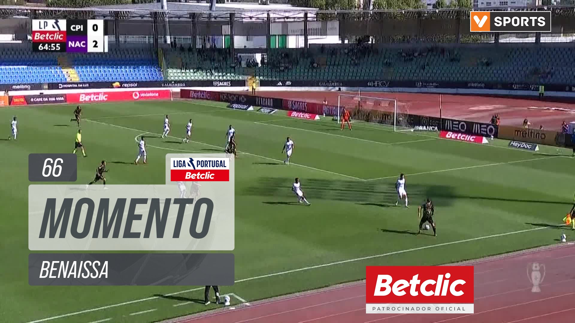 Casa Pia, Jogada, Benaissa aos 66'