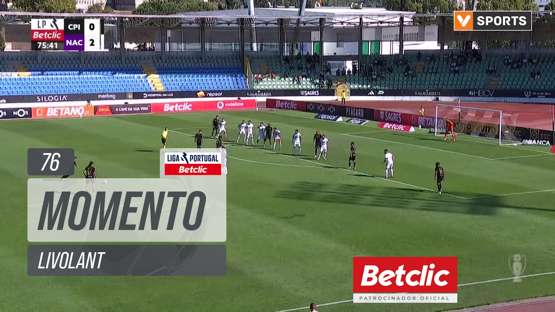 Casa Pia, Jogada, Livolant aos 76'