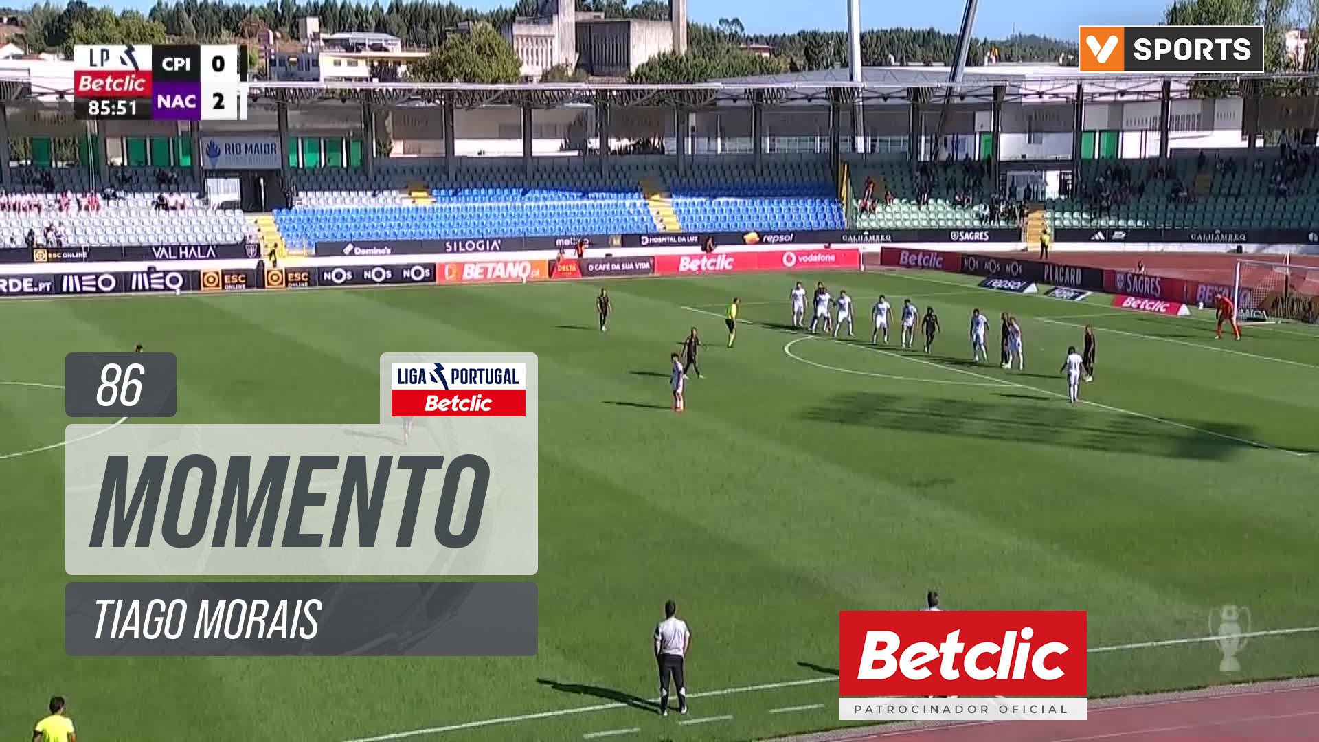 Casa Pia, Jogada, Tiago Morais aos 86'