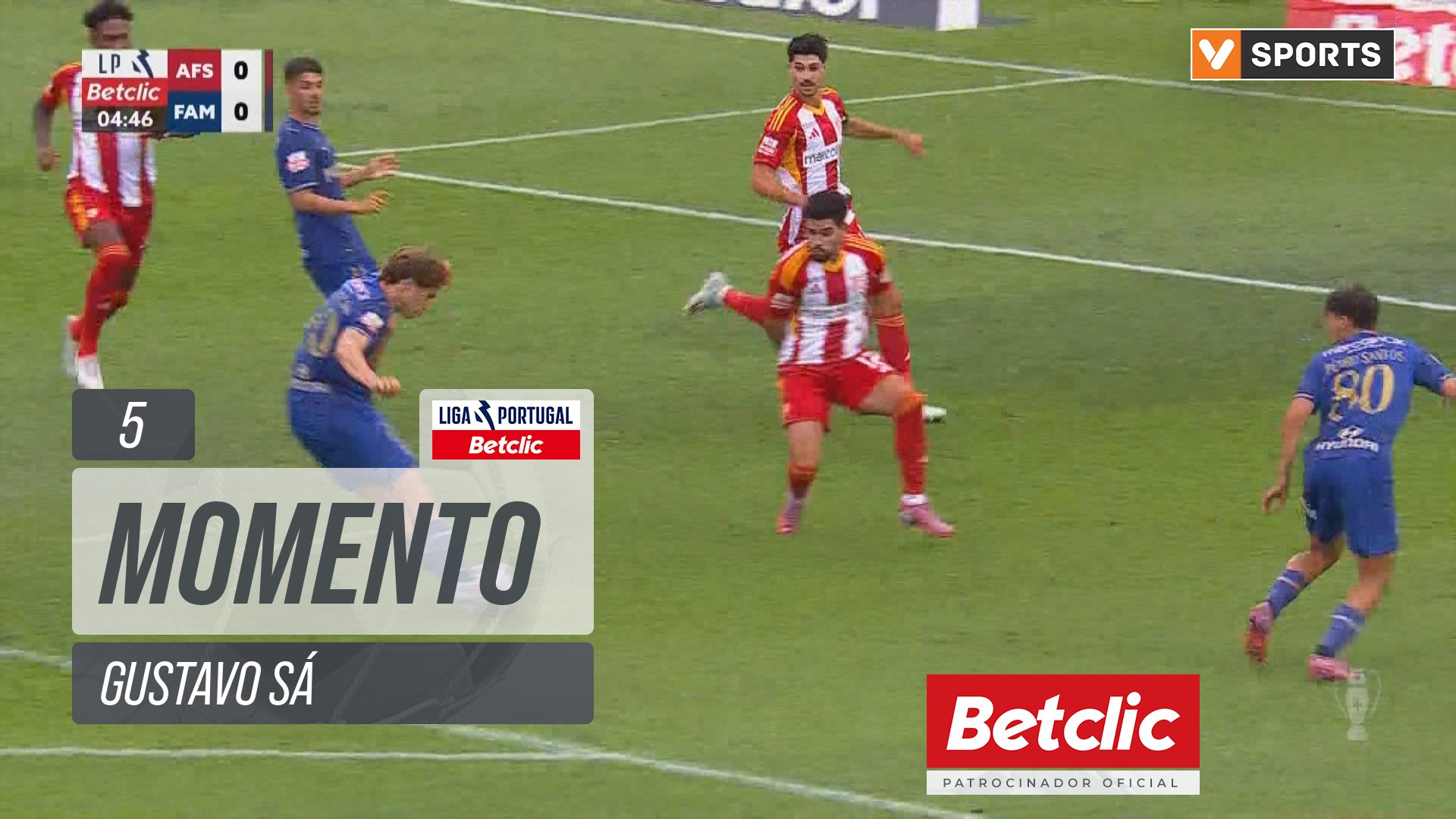 Famalicão, Jogada, Gustavo Sá aos 5'