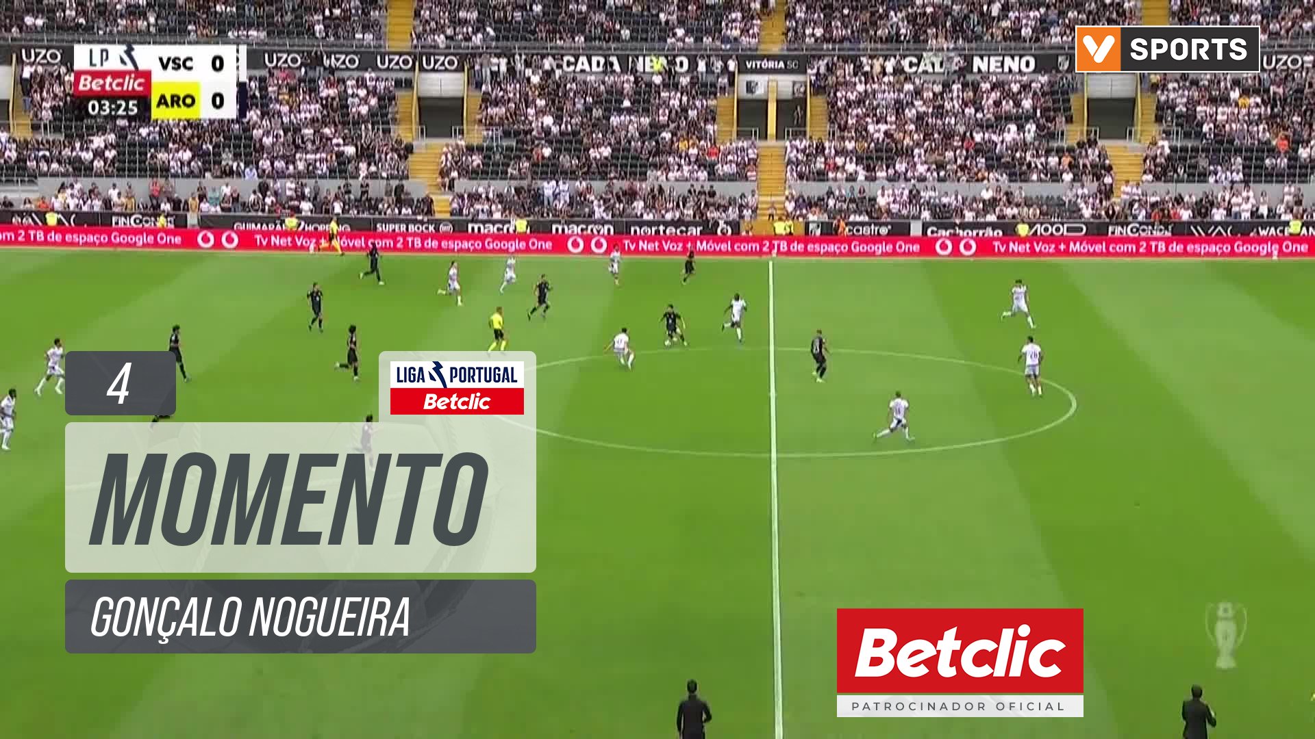 Vitória SC, Jogada, Gonçalo Nogueira aos 4'