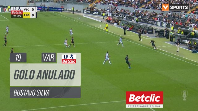 Vitória SC, Golo Anulado, Gustavo Silva aos 19'