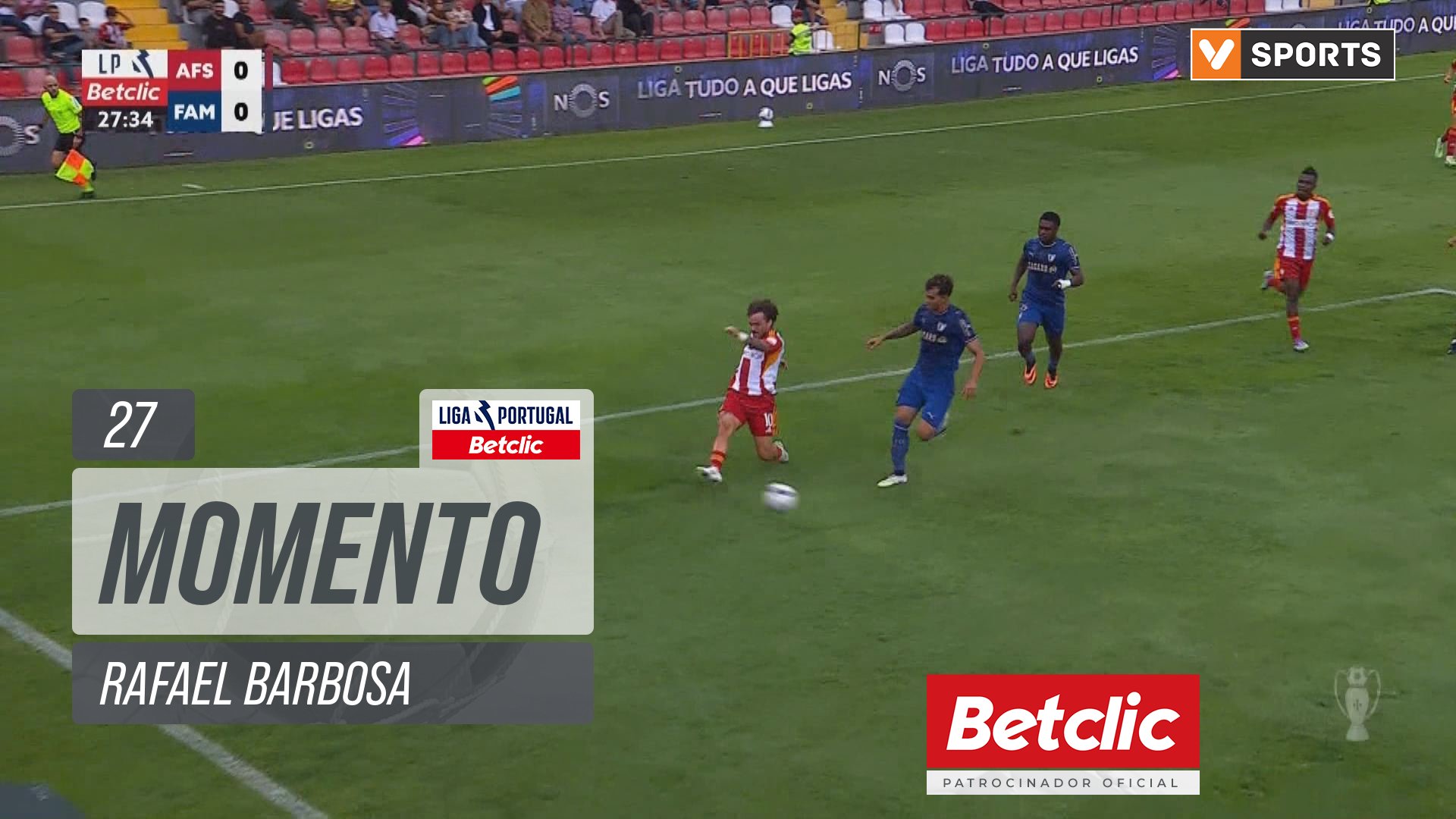 AVS, Jogada, Rafael Barbosa aos 27'