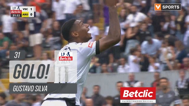 GOLO! Vitória SC, Gustavo Silva aos 31', Vitória SC 1-0 Arouca