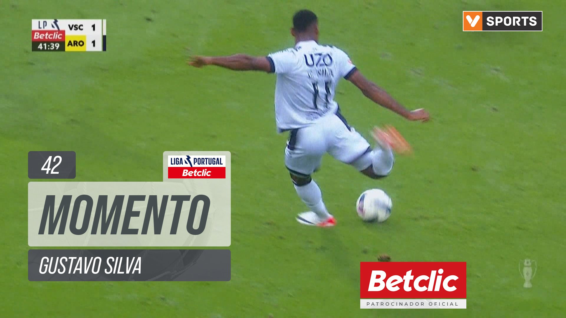 Vitória SC, Jogada, Gustavo Silva aos 42'