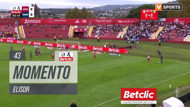 Famalicão, Jogada, Elisor aos 43'