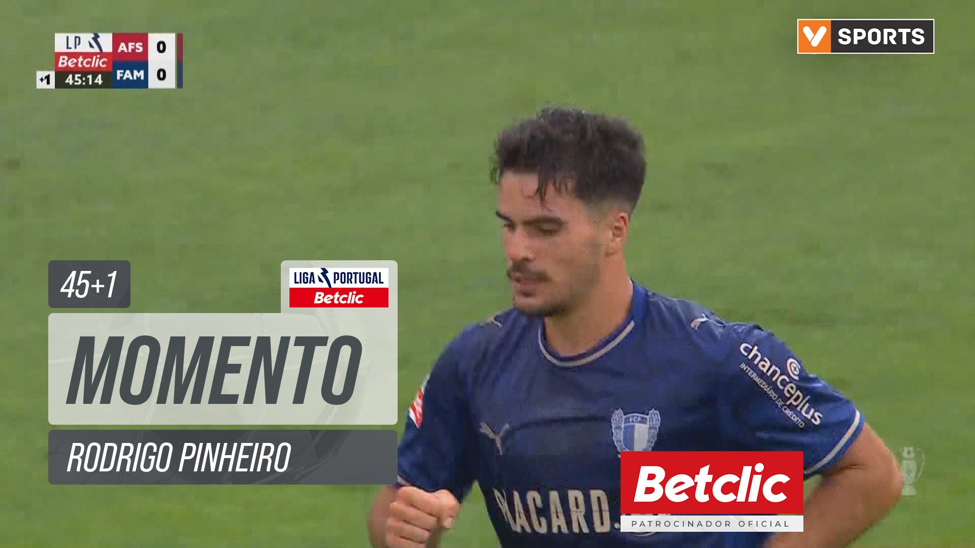 Famalicão, Jogada, Rodrigo Pinheiro aos 45'+1'