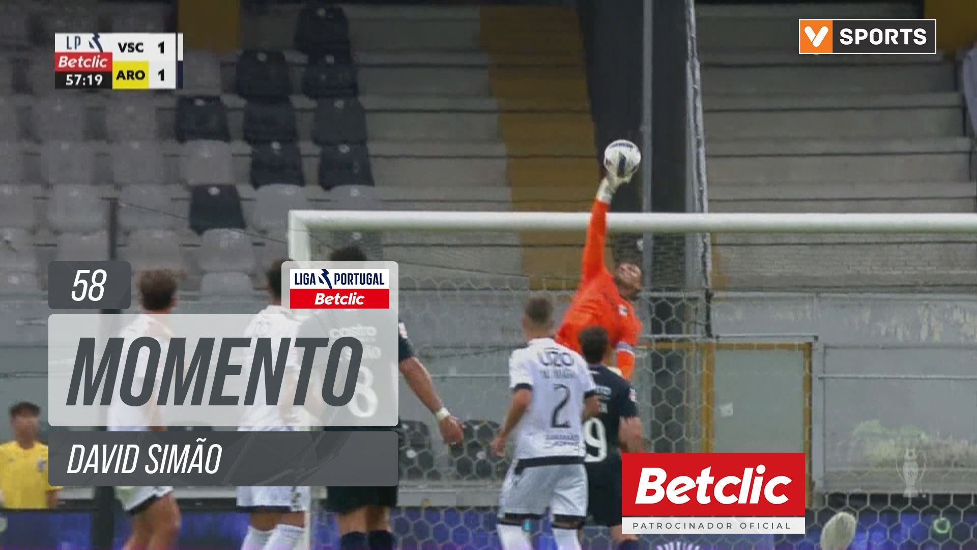 Arouca, Jogada, David Simão aos 58'