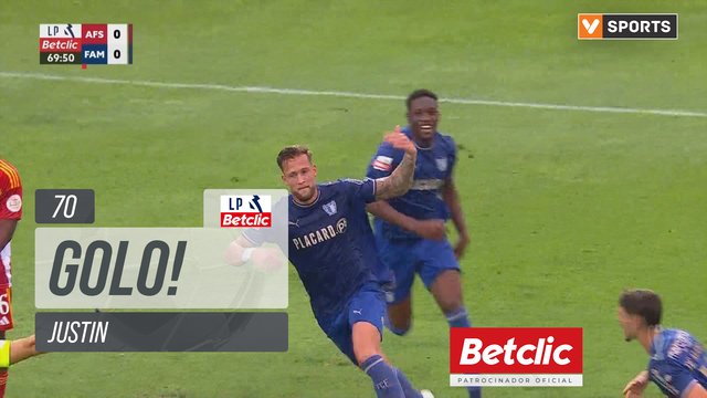 GOLO! Famalicão, Justin aos 70', AVS 0-1 Famalicão