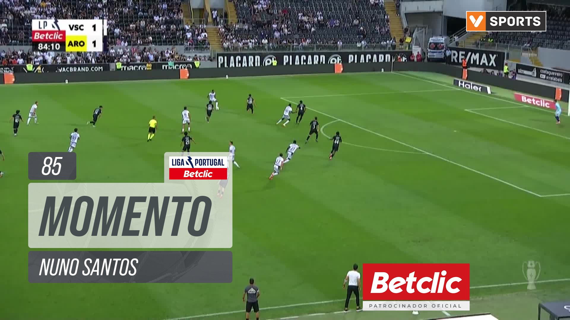 Vitória SC, Jogada, Nuno Santos aos 85'