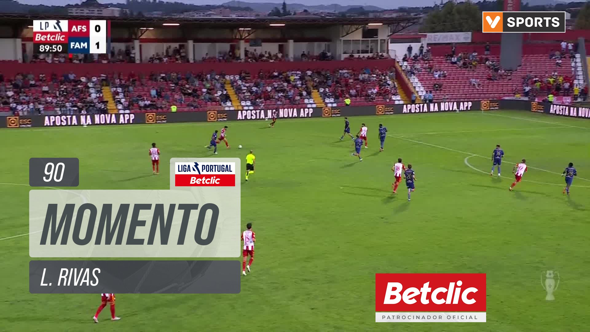 AVS, Jogada, L. Rivas aos 90'