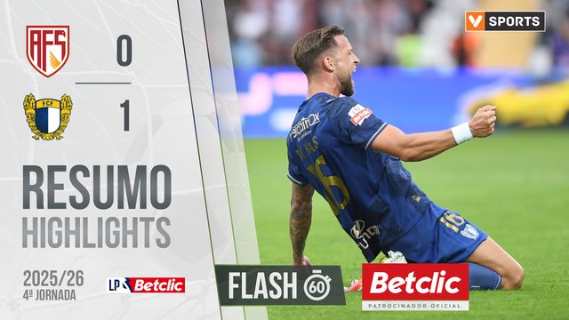 Liga Portugal Betclic (4ªJ): Resumo Flash AVS 0-1 Famalicão