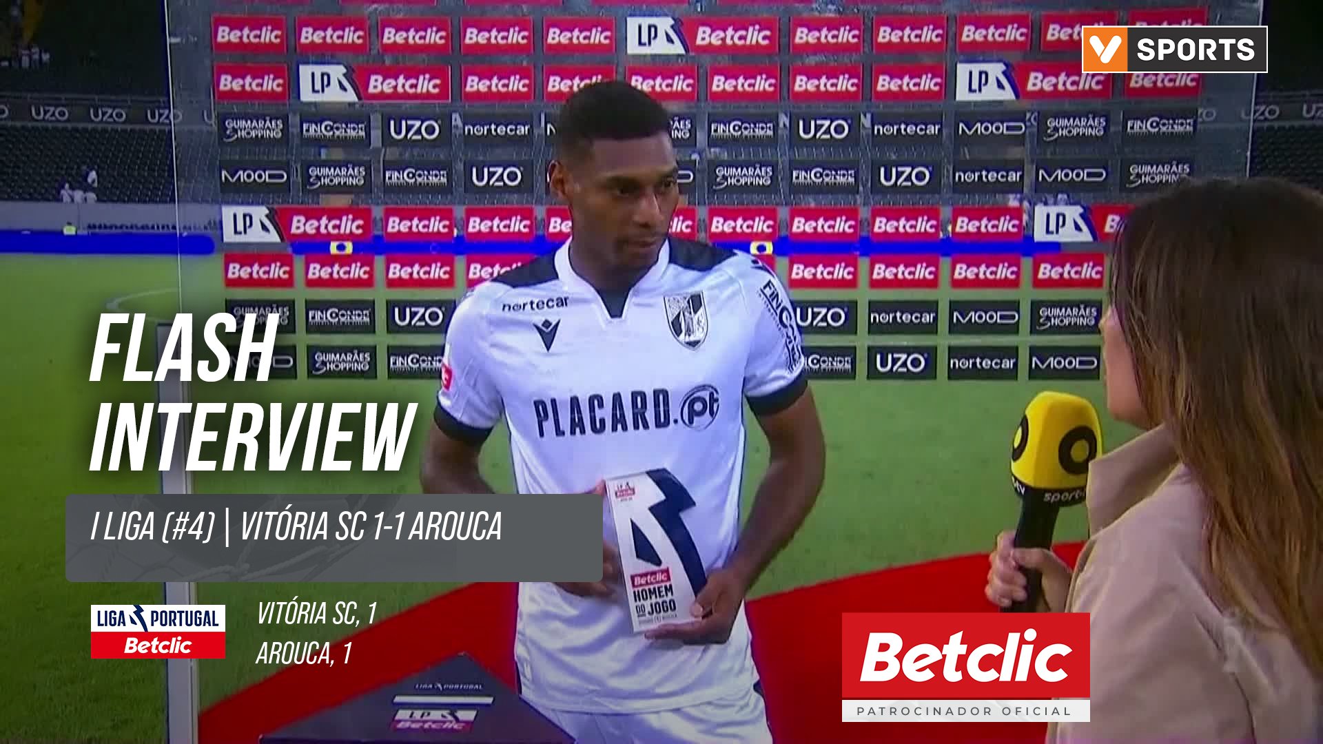 I Liga (#4) | Vitória SC 1-1 Arouca: Flash Interview Gustavo Silva