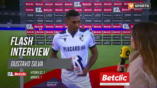 I Liga (#4) | Vitória SC 1-1 Arouca: Flash Interview Gustavo Silva