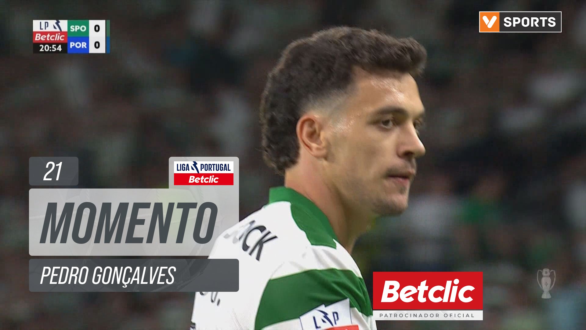 Sporting, Jogada, Pedro Gonçalves aos 21'