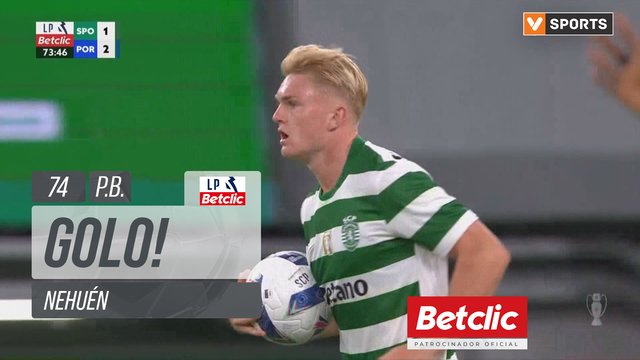 GOLO! Sporting, Nehuén (p.b.) aos 74', Sporting 1-2 FC Porto