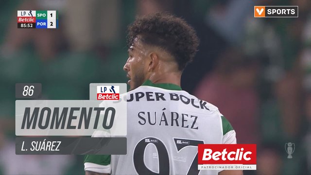 Sporting, Jogada, L. Suárez aos 86'