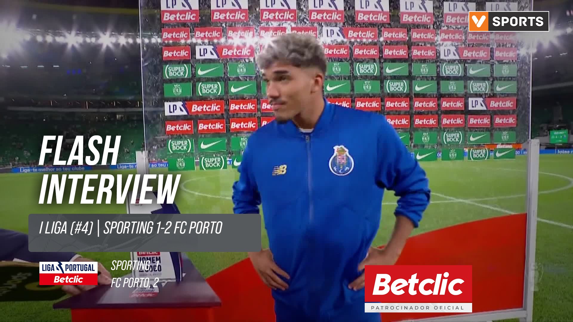 I Liga (#4) | Sporting 1-2 FC Porto: Flash Interview William Gomes