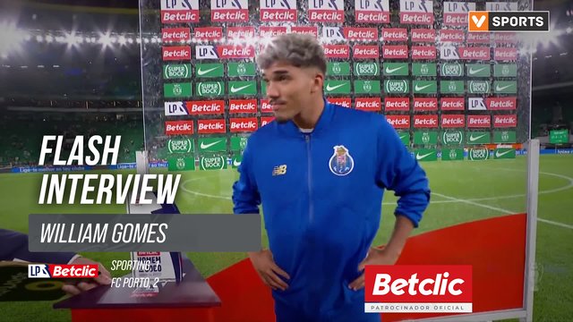 I Liga (#4) | Sporting 1-2 FC Porto: Flash Interview William Gomes