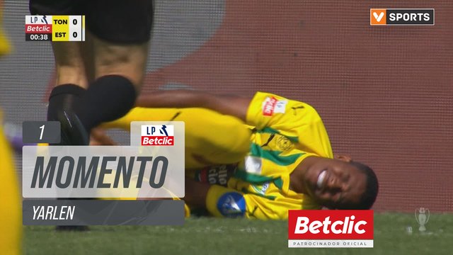 Tondela, Jogada, Yarlen aos 1'