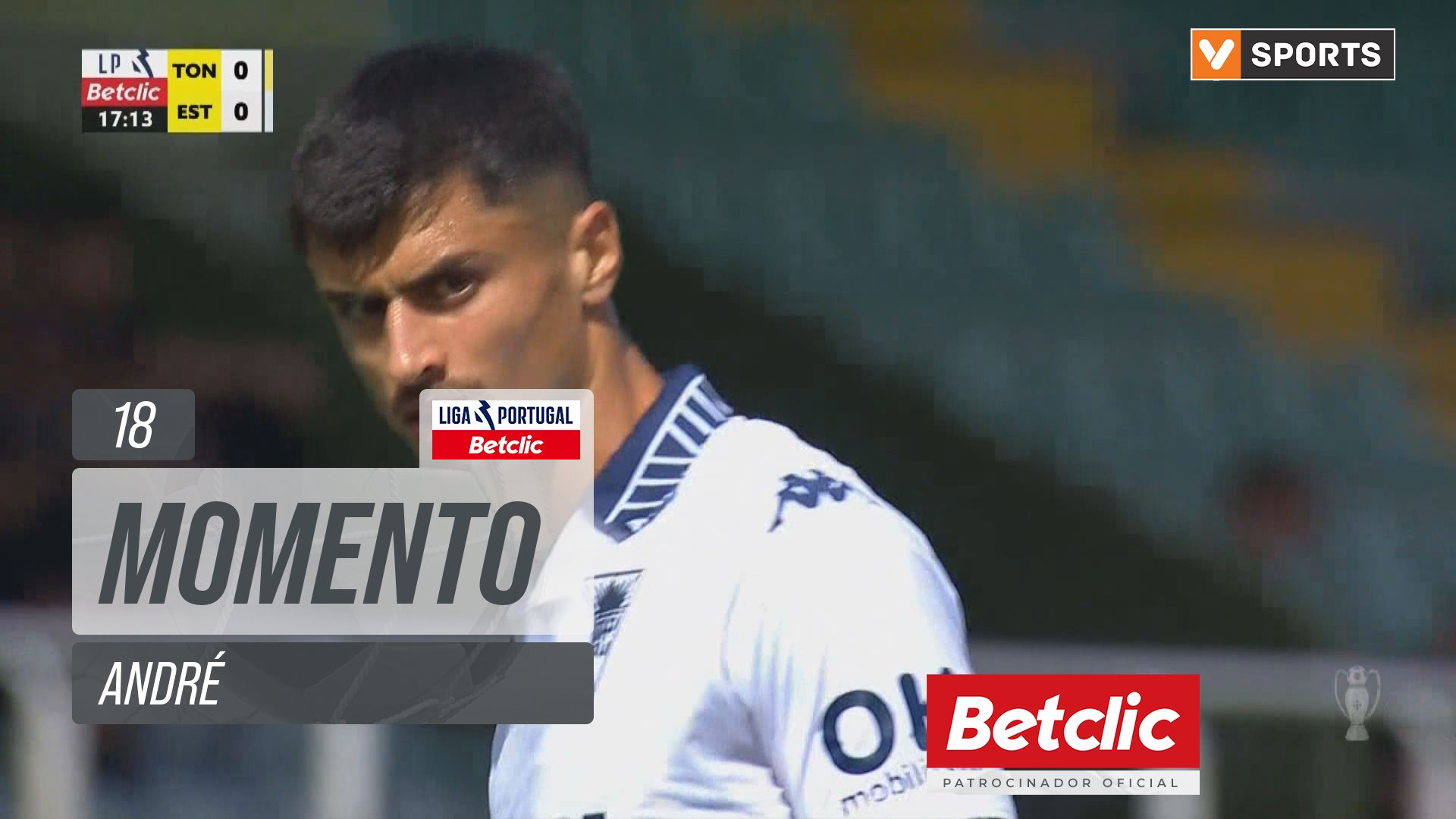 Estoril, Jogada, André aos 18'