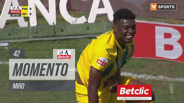Tondela, Jogada, Miro aos 42'
