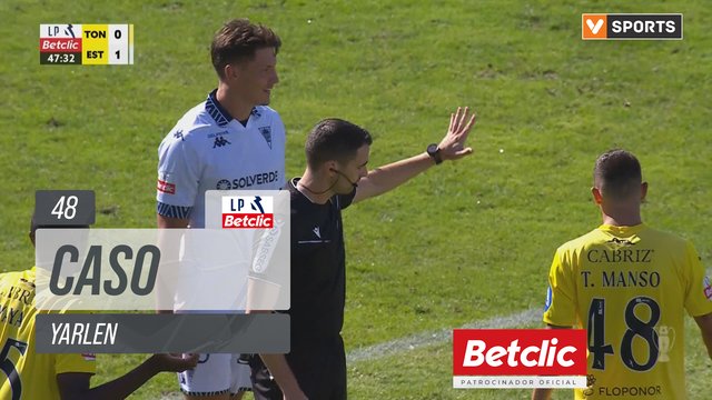 Tondela, Caso, Yarlen aos 48'