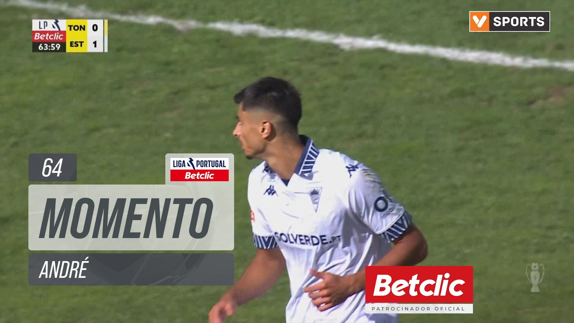 Estoril, Jogada, André aos 64'
