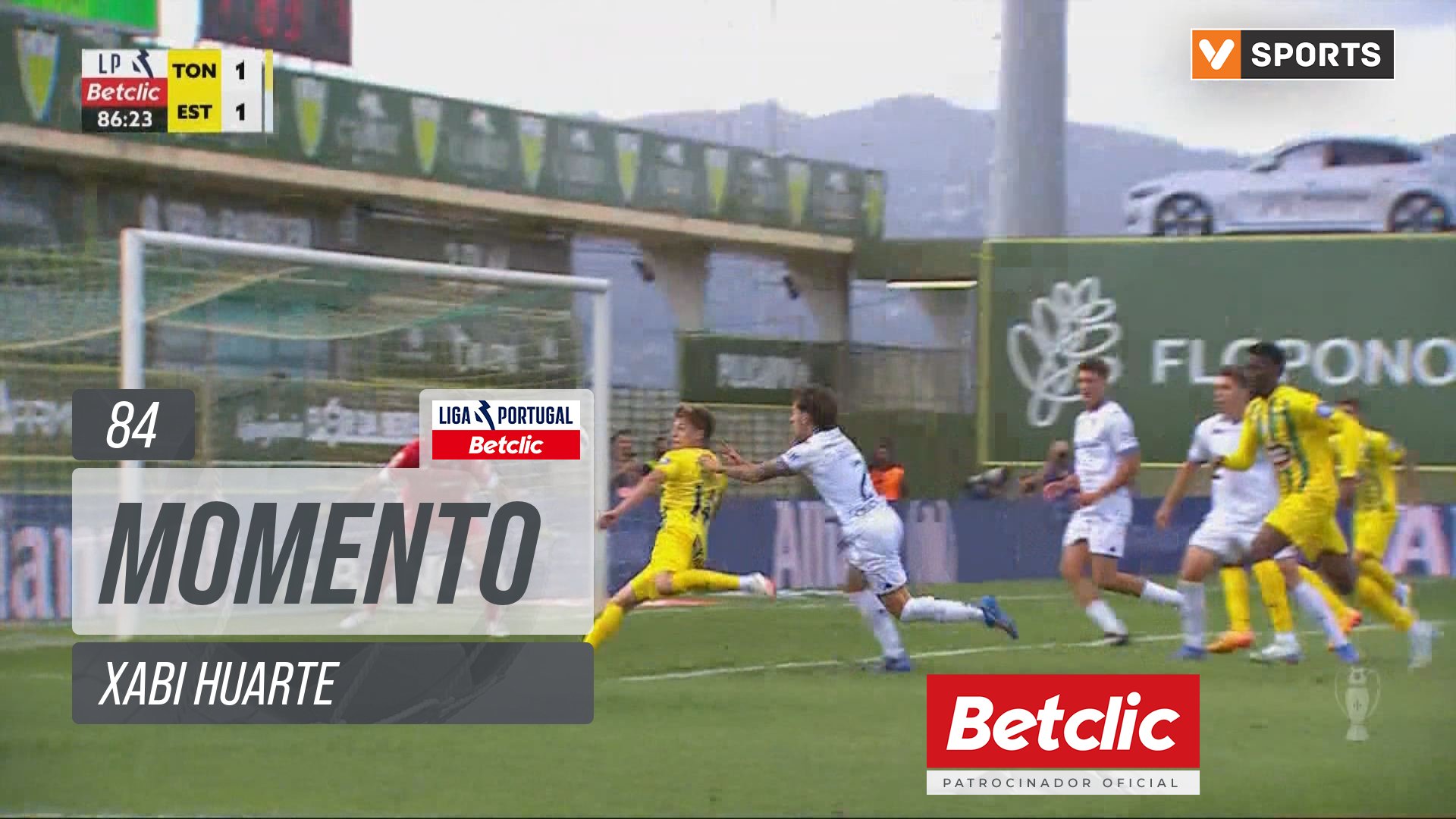 Tondela, Jogada, Xabi Huarte aos 84'